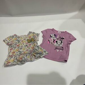Disney Minnie Mouse Pink T-Shirts for Kids- 3T short sleeve